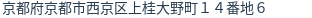 住所(登記所在地)