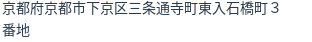住所(登記所在地)