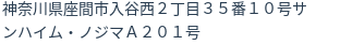 住所（登記所在地）