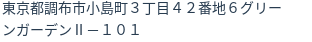 住所(登記所在地)