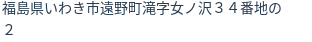 住所(登記所在地)