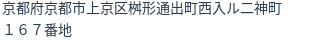 住所（登記所在地）