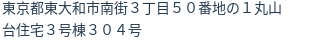 住所（登記所在地）