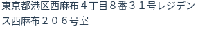 住所（登記所在地）