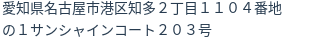 住所(登記所在地)