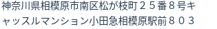 住所(登記所在地)