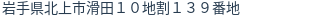 住所(登記所在地)