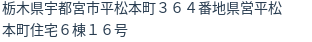 住所(登記所在地)