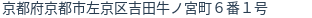 住所(登記所在地)