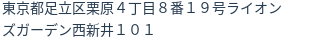 住所（登記所在地）