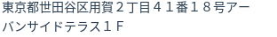 住所（登記所在地）