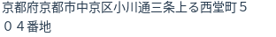 住所（登記所在地）