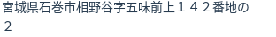 住所(登記所在地)