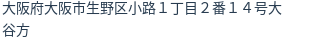 住所(登記所在地)