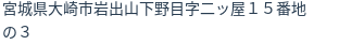 住所(登記所在地)