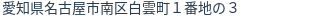 住所（登記所在地）