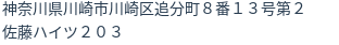 住所(登記所在地)