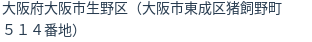 住所(登記所在地)