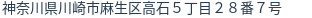 住所（登記所在地）