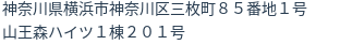 住所（登記所在地）