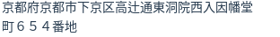 住所（登記所在地）