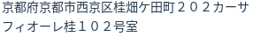 住所(登記所在地)