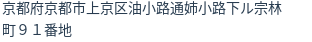住所(登記所在地)