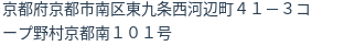 住所（登記所在地）