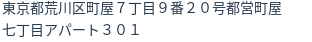 住所(登記所在地)