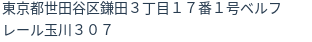 住所（登記所在地）