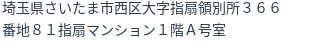 住所（登記所在地）