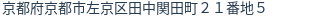住所(登記所在地)