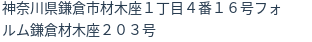 住所(登記所在地)
