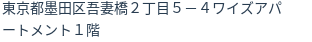 住所(登記所在地)