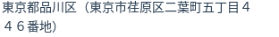 住所(登記所在地)