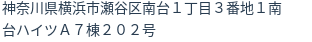 住所(登記所在地)