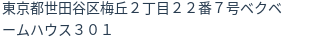 住所(登記所在地)