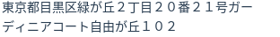 住所(登記所在地)