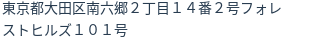 住所(登記所在地)