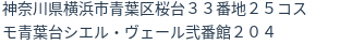住所(登記所在地)