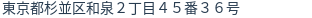 住所(登記所在地)