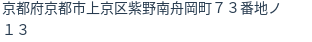 住所（登記所在地）