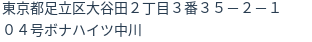 住所（登記所在地）