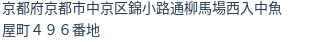 住所（登記所在地）