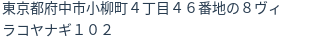 住所（登記所在地）
