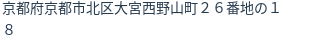 住所(登記所在地)