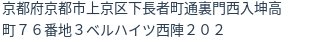 住所(登記所在地)