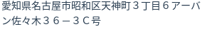 住所(登記所在地)