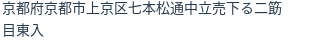 住所(登記所在地)