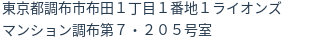 住所(登記所在地)